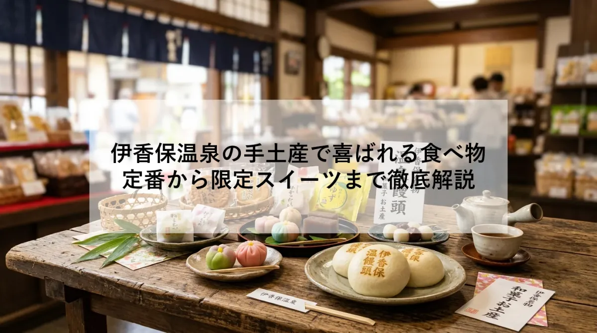 伊香保温泉の手土産で喜ばれる食べ物|定番から限定スイーツまで徹底解説